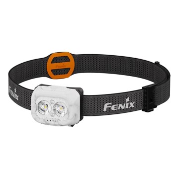 Fenix HL18RTV20WHT - LED Dimmable rechargeable headlamp LED/USB IP66 800 shiny 160 h white/black