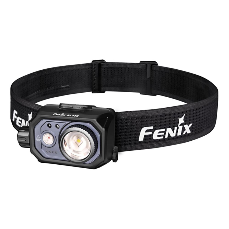 Fenix HL45R - LED Dimmable rechargeable focusing headlamp LED/USB IP66 1000 shiny 240 h black