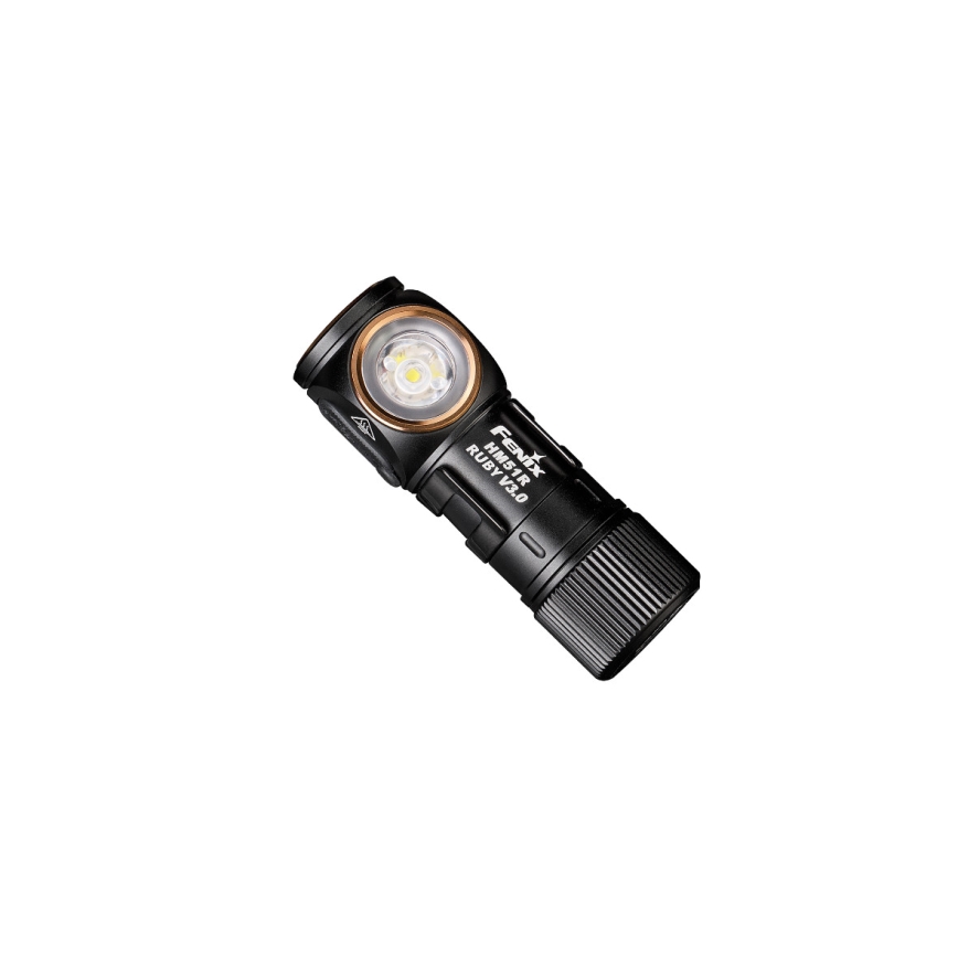 Fenix HM51RV30 - LED Dimmable Rechargeable Headlamp LED/USB/1xCR123A 950 mAh IP68 860 lm 125 h Orange