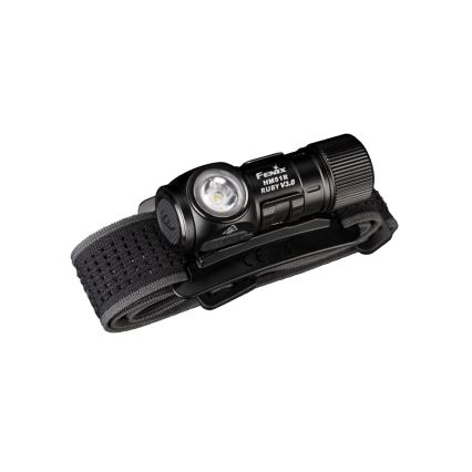 Fenix HM51RV3ABL - LED Dimmable Rechargeable Headlamp LED/USB/1xCR123A 950 mAh IP68 860 lm 125 h black
