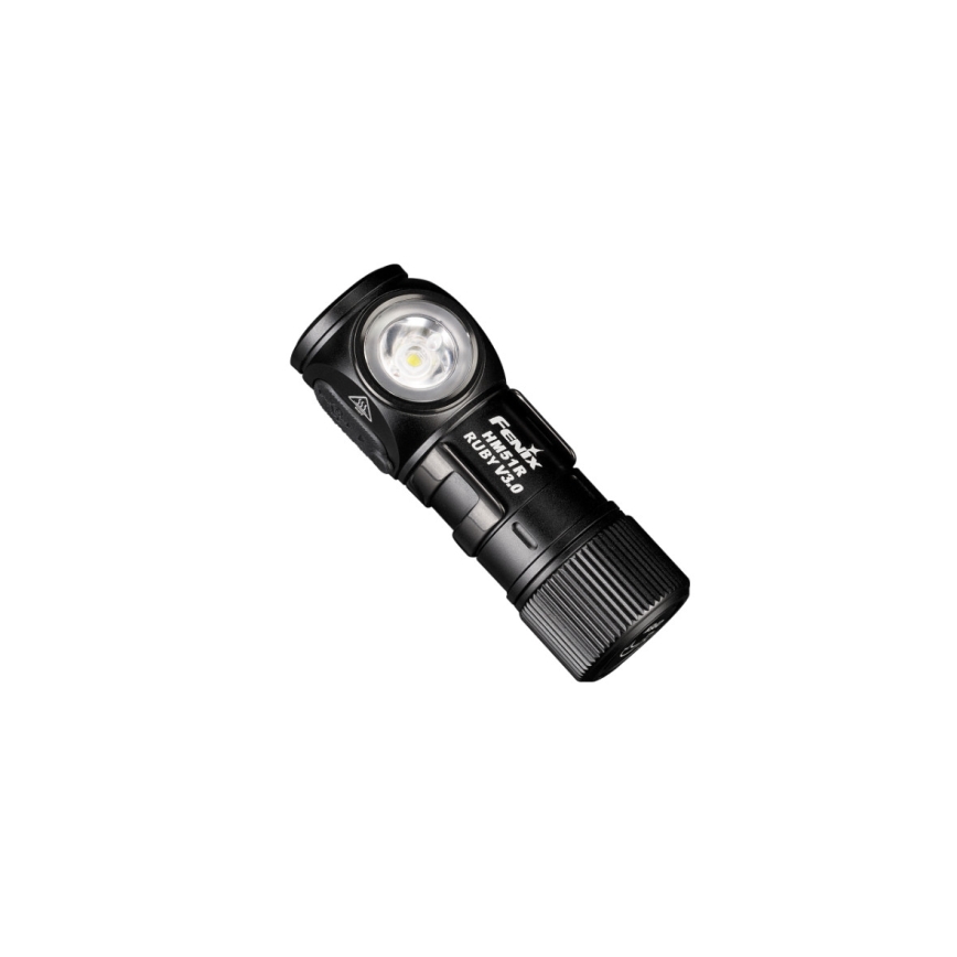 Fenix HM51RV3ABL - LED Dimmable Rechargeable Headlamp LED/USB/1xCR123A 950 mAh IP68 860 lm 125 h black
