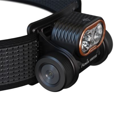 Fenix HM55RABL - LED Dimmable Rechargeable Headlamp LED/USB/1xCR123A 1600 mAh IP68 1200 lm 141.2 h Black
