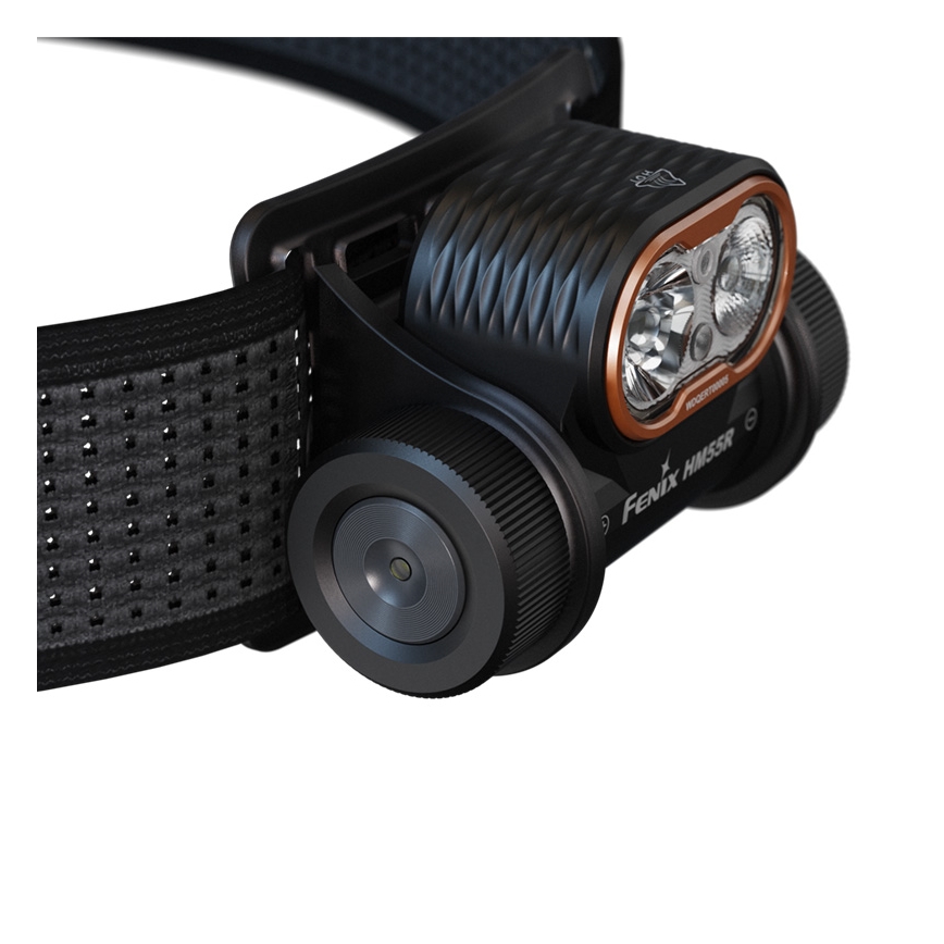 Fenix HM55RABL - LED Dimmable Rechargeable Headlamp LED/USB/1xCR123A 1600 mAh IP68 1200 lm 141.2 h Black