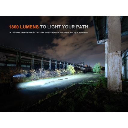 Fenix HM61RV30 - Dimmable Rechargeable LED Headlamp LED/USB/1xCR123A 4000 mAh IP68 1800 lm 400 h Black