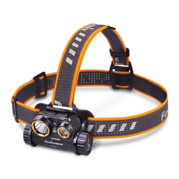 Fenix HM65R - LED echargeable headlamp 2xLED/2xCR123A IP68 1400 lm 300 hrs