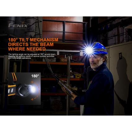 Fenix HM70R - LED Rechargeable headlamp 4xLED/1x21700 IP68 1600 shiny 800 h 5000 mAh