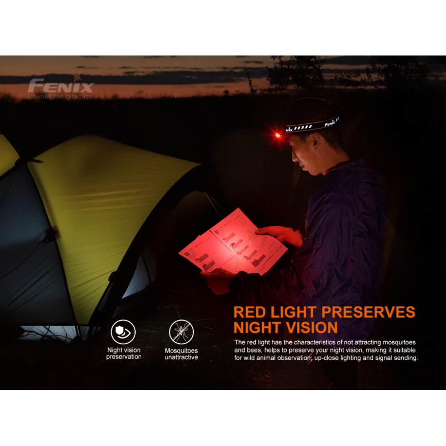 Fenix HM70R - LED Rechargeable headlamp 4xLED/1x21700 IP68 1600 shiny 800 h 5000 mAh