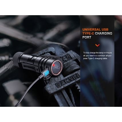 Fenix HM71R - LED Rechargeable headlamp LED/USB IP68 2700 lm 400 h