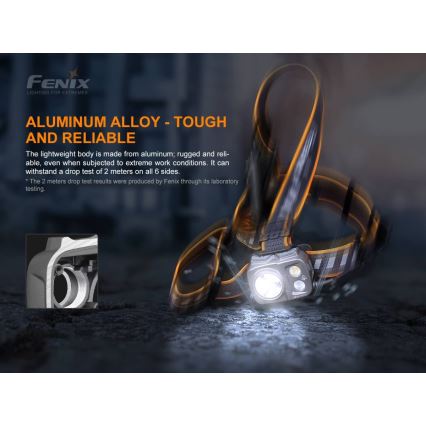 Fenix HP25RV20 - LED Dimmable rechargeable headlamp 3xLED/1x21700 IP66 1600 lm 800 h