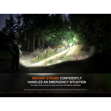 Fenix HT18R - LED Dimmable rechargeable flashlight LED/1x21700 IP68 2800 lm 42 h