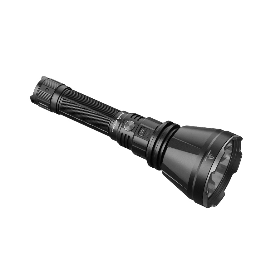 Fenix HT18RV20 - Dimmable Rechargeable LED Flashlight with USB, 6000 mAh, IP68, 3700 lm, 87 h, Black