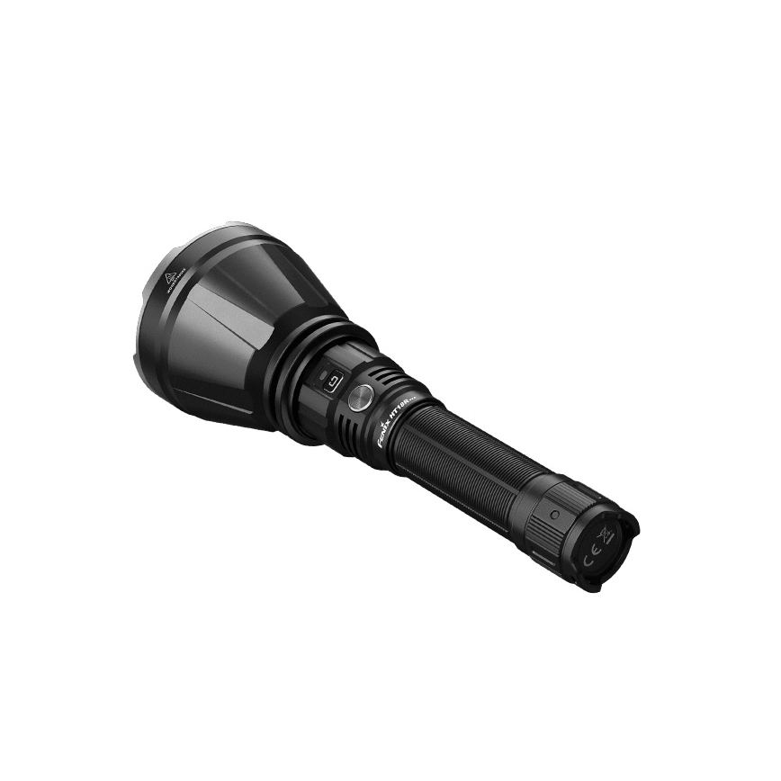 Fenix HT18RV20 - Dimmable Rechargeable LED Flashlight with USB, 6000 mAh, IP68, 3700 lm, 87 h, Black