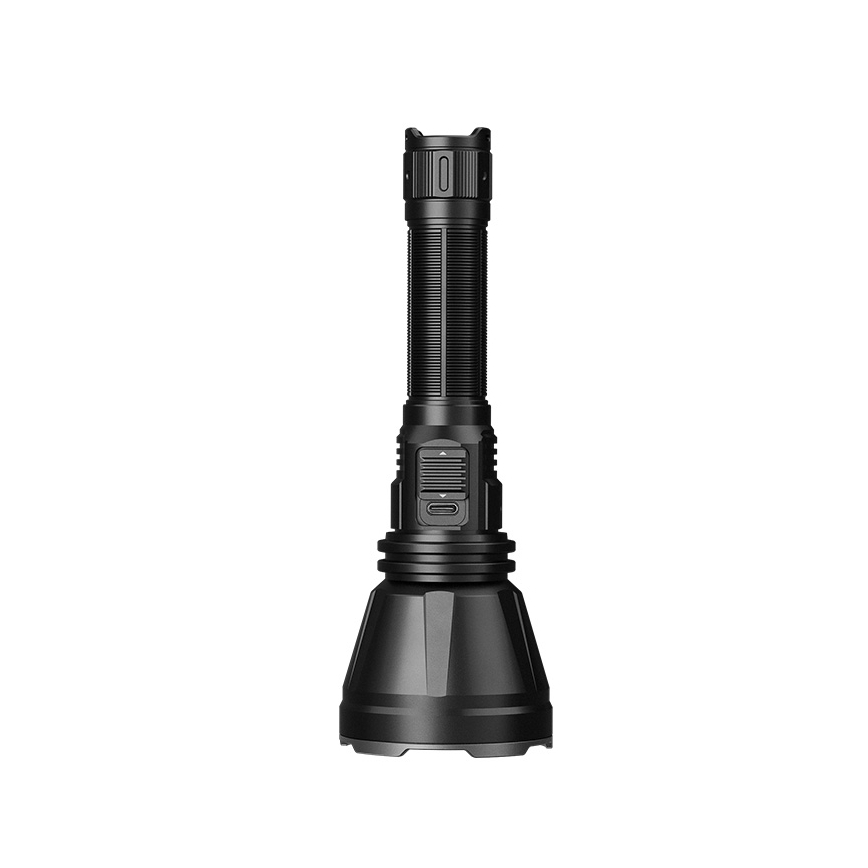 Fenix HT18RV20 - Dimmable Rechargeable LED Flashlight with USB, 6000 mAh, IP68, 3700 lm, 87 h, Black