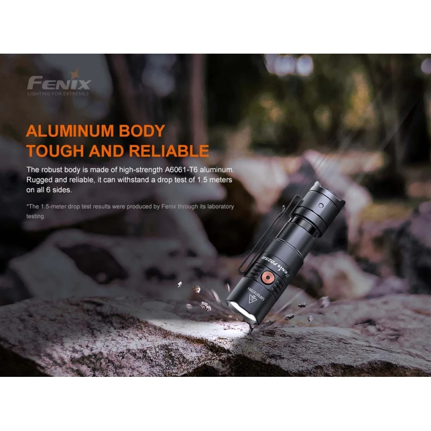 Fenix PD25R - LED Rechargeable flashlight LED/1xCR123A IP68 800 lm 70 h