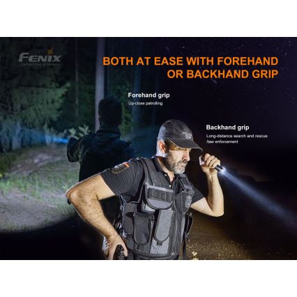 Fenix PD35V30 - LED Rechargeable flashlight LED/USB/2xCR123A IP68 1700 shiny 230 h 2600 mAh