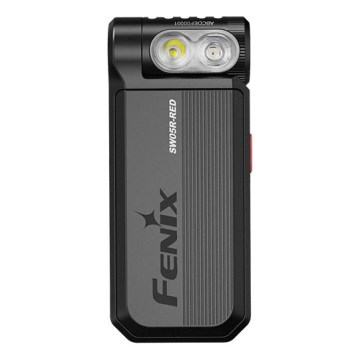 Fenix SW05RREDBLC - LED Dimmable rechargeable flashlight LED/USB IPX6 150 lm 49 h black