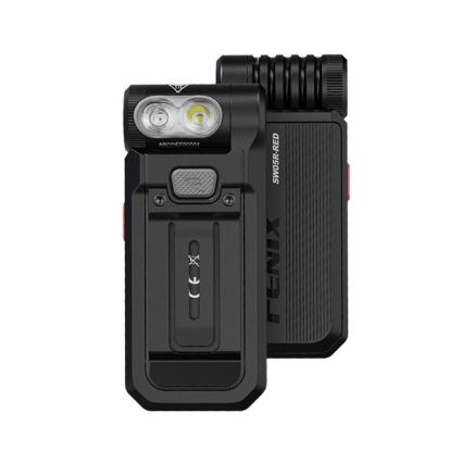 Fenix SW05RREDBLC - LED Dimmable rechargeable flashlight LED/USB IPX6 150 lm 49 h black