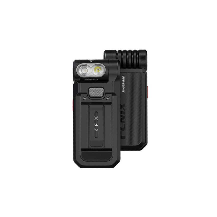 Fenix SW05RREDBLC - LED Dimmable rechargeable flashlight LED/USB IPX6 150 lm 49 h black