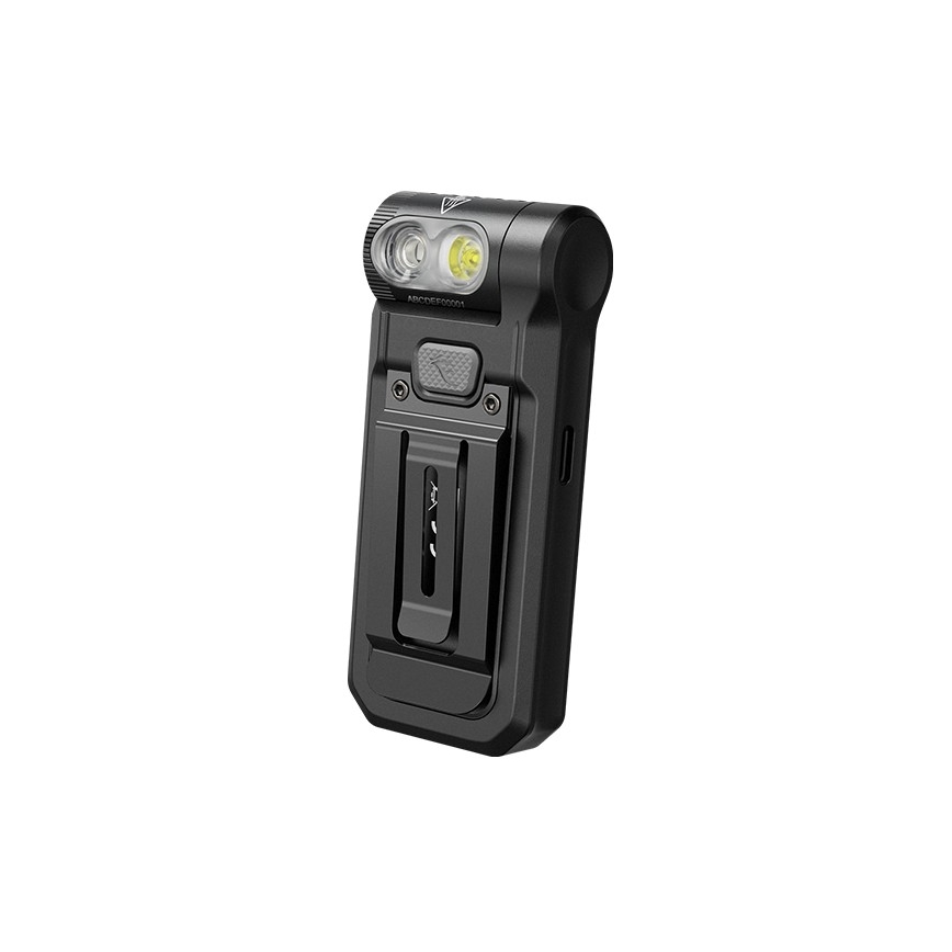 Fenix SW05RREDBLC - LED Dimmable rechargeable flashlight LED/USB IPX6 150 lm 49 h black
