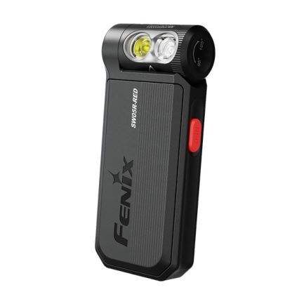 Fenix SW05RREDBLC - LED Dimmable rechargeable flashlight LED/USB IPX6 150 lm 49 h black