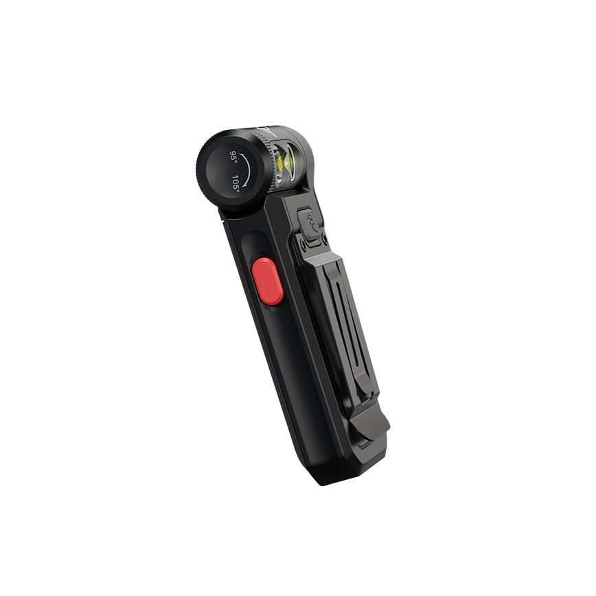 Fenix SW05RREDBLC - LED Dimmable rechargeable flashlight LED/USB IPX6 150 lm 49 h black