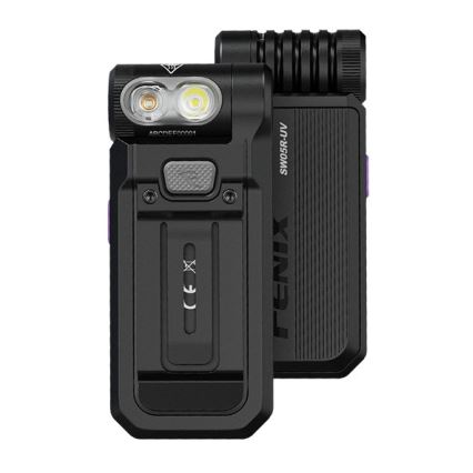 Fenix SW05RUVBLC - LED Dimmable rechargeable flashlight LED/USB IPX6 150 lm 49 h black
