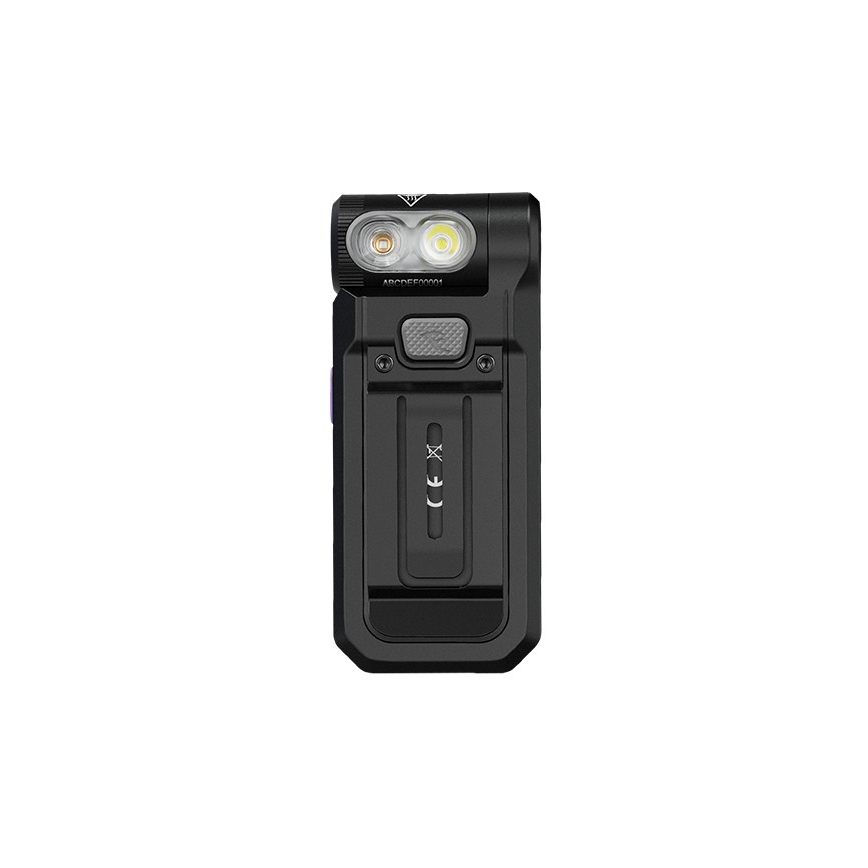 Fenix SW05RUVBLC - LED Dimmable rechargeable flashlight LED/USB IPX6 150 lm 49 h black