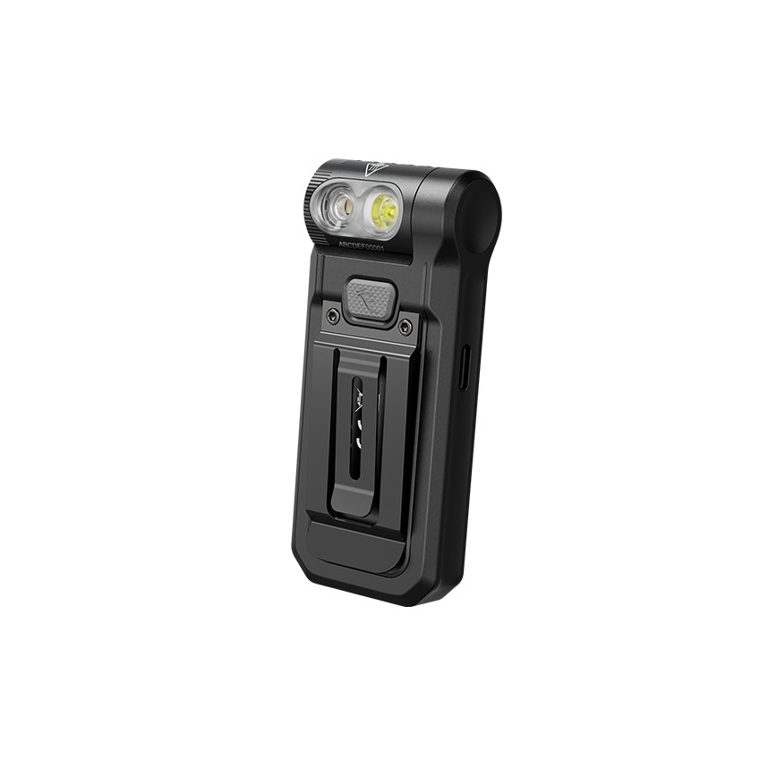 Fenix SW05RUVBLC - LED Dimmable rechargeable flashlight LED/USB IPX6 150 lm 49 h black