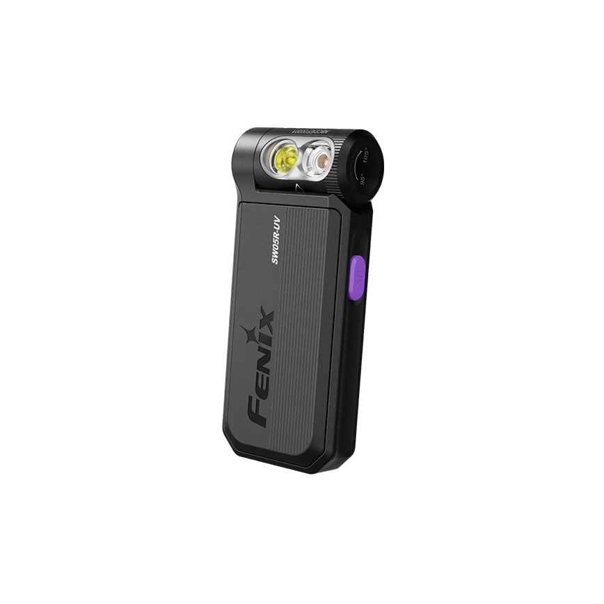 Fenix SW05RUVBLC - LED Dimmable rechargeable flashlight LED/USB IPX6 150 lm 49 h black
