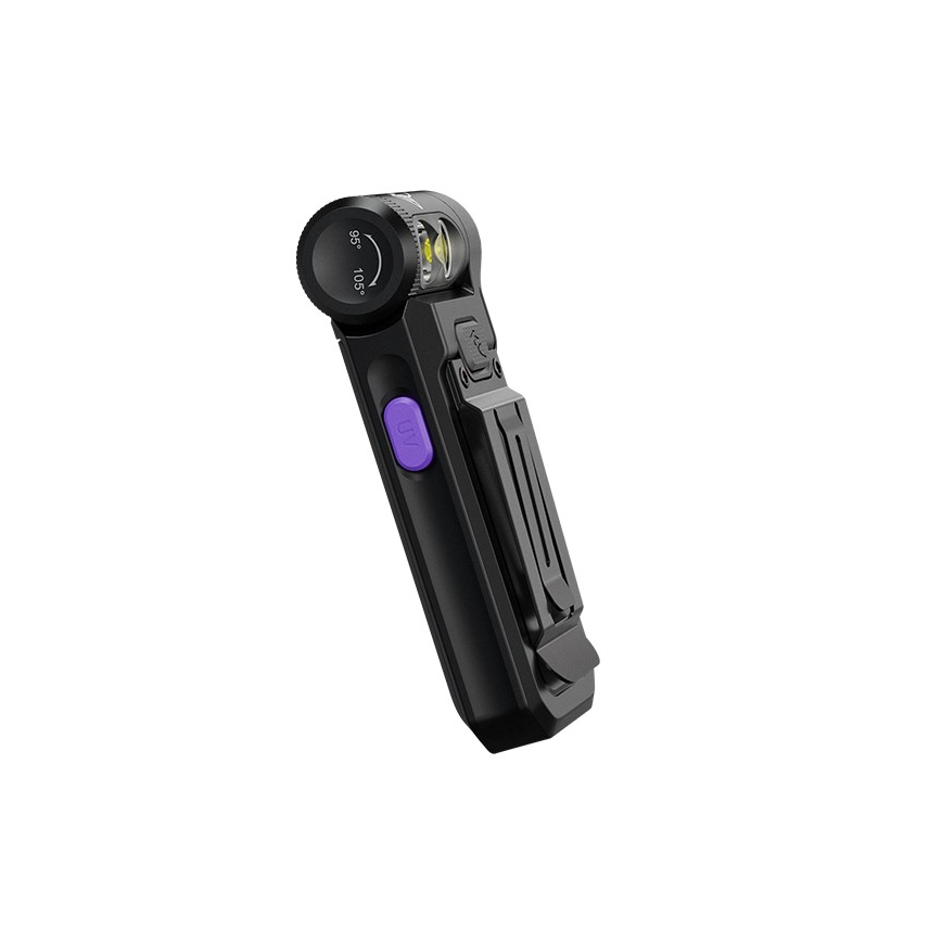 Fenix SW05RUVBLC - LED Dimmable rechargeable flashlight LED/USB IPX6 150 lm 49 h black