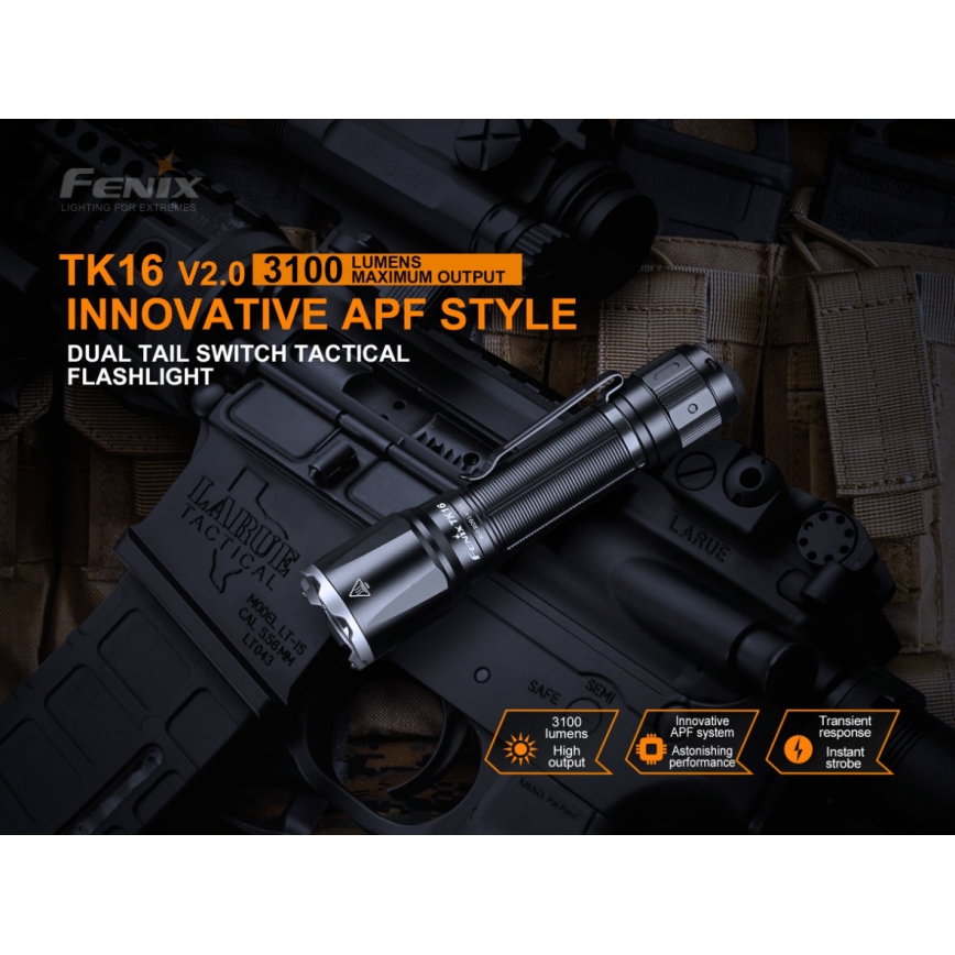 Fenix TK16V20 - LED Rechargeable flashlight LED/1x21700 IP68 3100 lm 43 hrs
