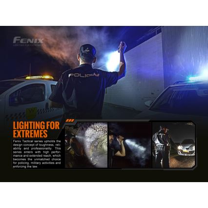 Fenix TK20RV20 - LED Tactical rechargeable flashlight LED/USB IP68 3000 lm 48 hrs