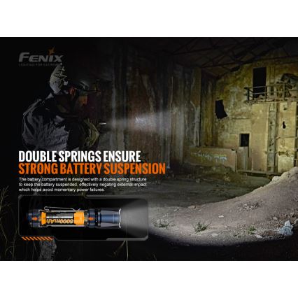 Fenix TK20RV20 - LED Tactical rechargeable flashlight LED/USB IP68 3000 lm 48 hrs