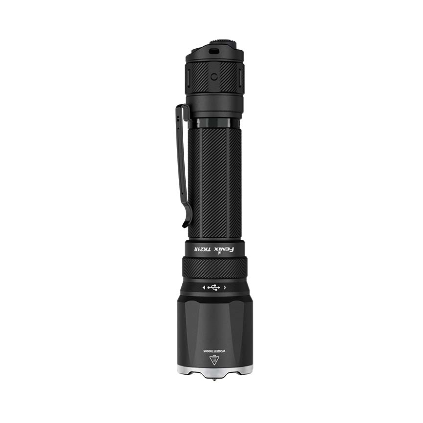 Fenix TK21RBLK - Dimmable Rechargeable LED/USB Flashlight, 6000 mAh, IP68, 3600 lm, 72.5 h, Black