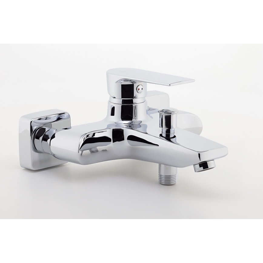 FERRO - ALGEO SQUARE Bath Mixer, Polished Chrome