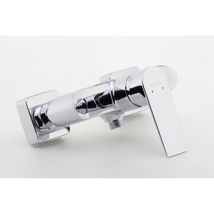 FERRO - ALGEO SQUARE Shower Mixer in Polished Chrome