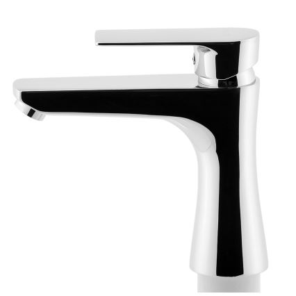 FERRO - Basin mixer + waste ALGEO SQUARE polished chrome