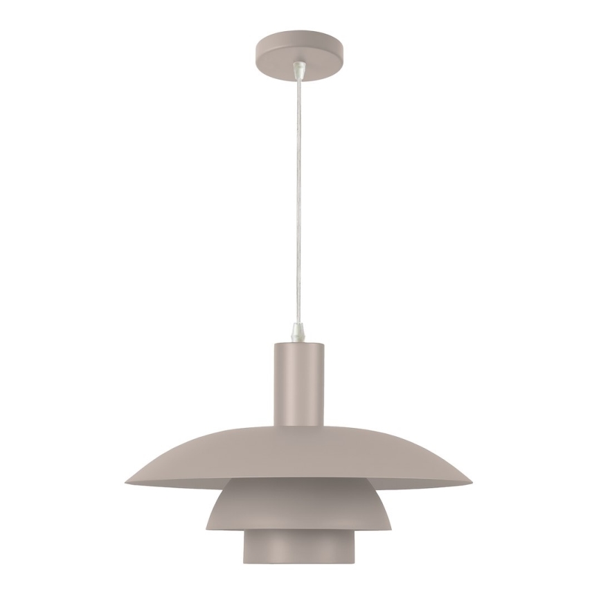 FERRO cable-hung pendant light 1xE27/15W/230V, grey