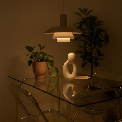 FERRO cable-hung pendant light 1xE27/15W/230V, grey