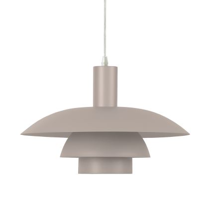 FERRO cable-hung pendant light 1xE27/15W/230V, grey
