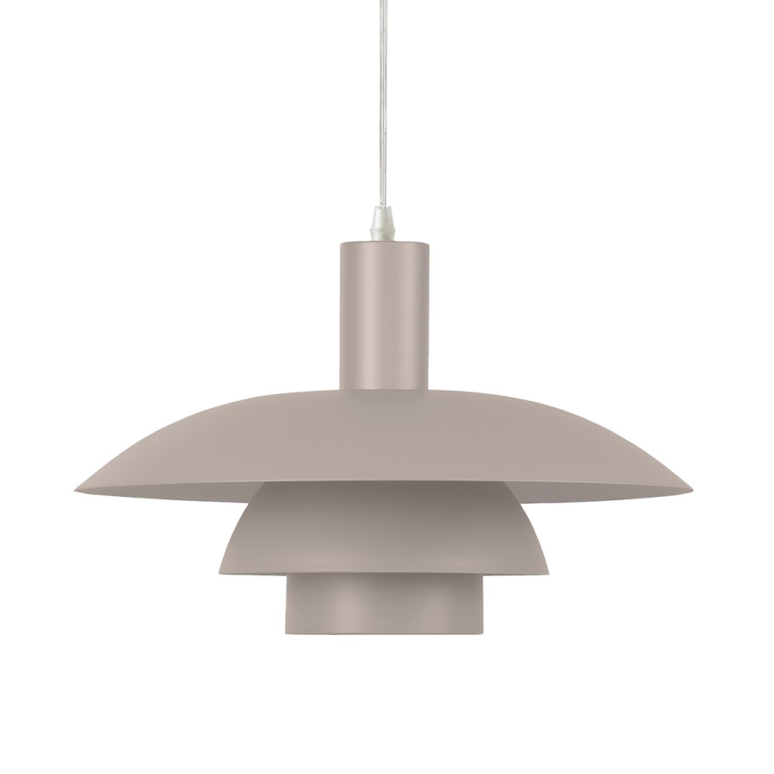 FERRO cable-hung pendant light 1xE27/15W/230V, grey