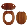 FERRO - MDF Toilet Seat, Oak Decor