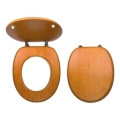 FERRO - MDF Toilet Seat, Walnut Finish