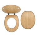 FERRO - MDF Toilet Seat with Bamboo Finish
