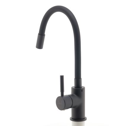 FERRO - Sink tap with flexible arm matte black