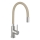 FERRO - Sink tap with flexible arm stainless steel/beige