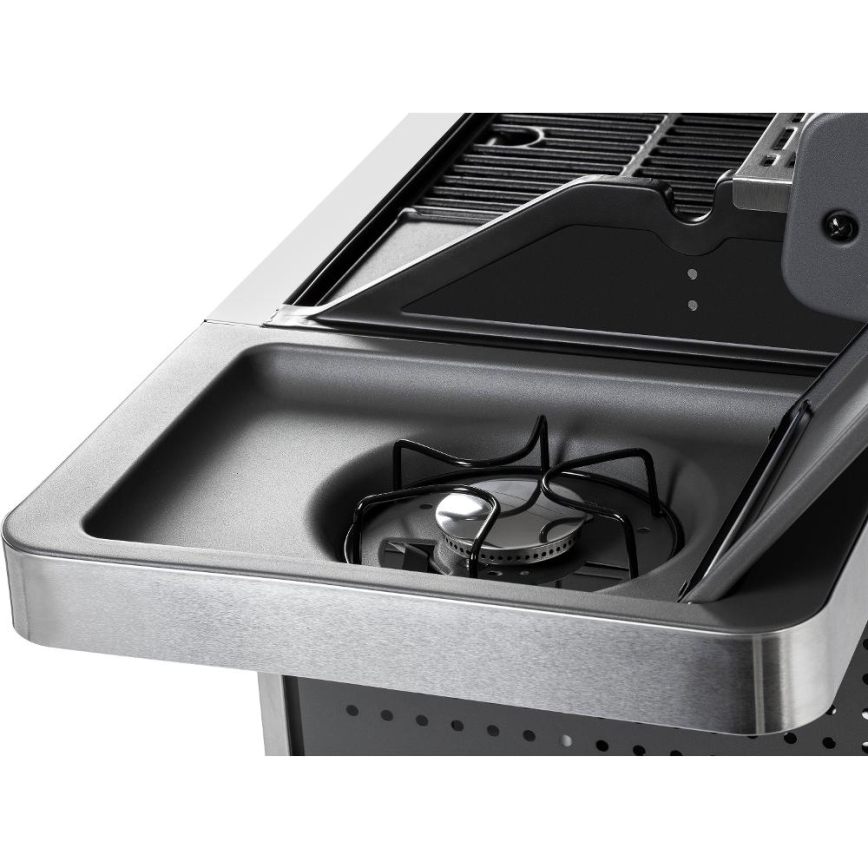 Fieldmann - 5-Burner Gas Grill, Matte Chrome Finish