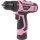 Fieldmann - Cordless Drill 12V, 1500 mAh, Pink/Black