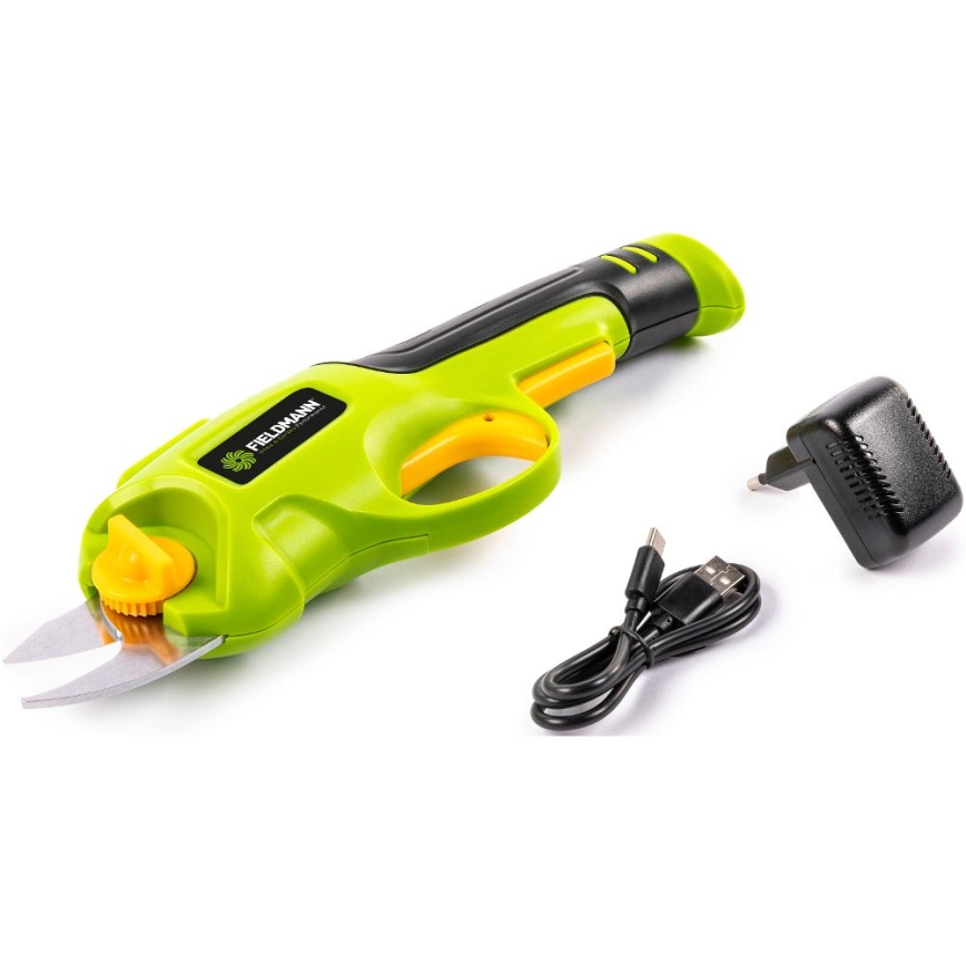 Fieldmann - Cordless garden pruning shears 1500 mAh