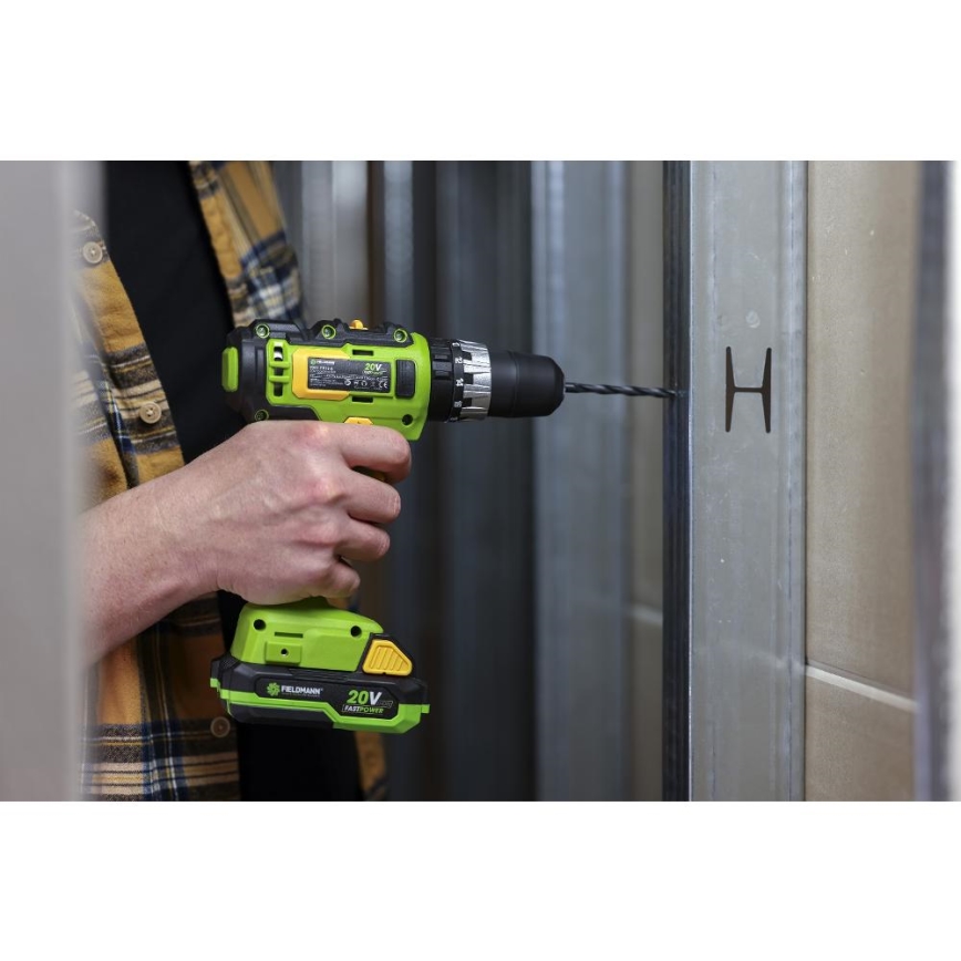 Fieldmann - Cordless hammer drill 20V